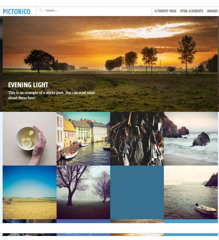 Pictorico WP theme vanillafrosted