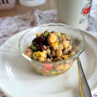 豆サラダ　ディッシュ　MENAM 　プロテイン　リッチ　デパ地下　サラダ