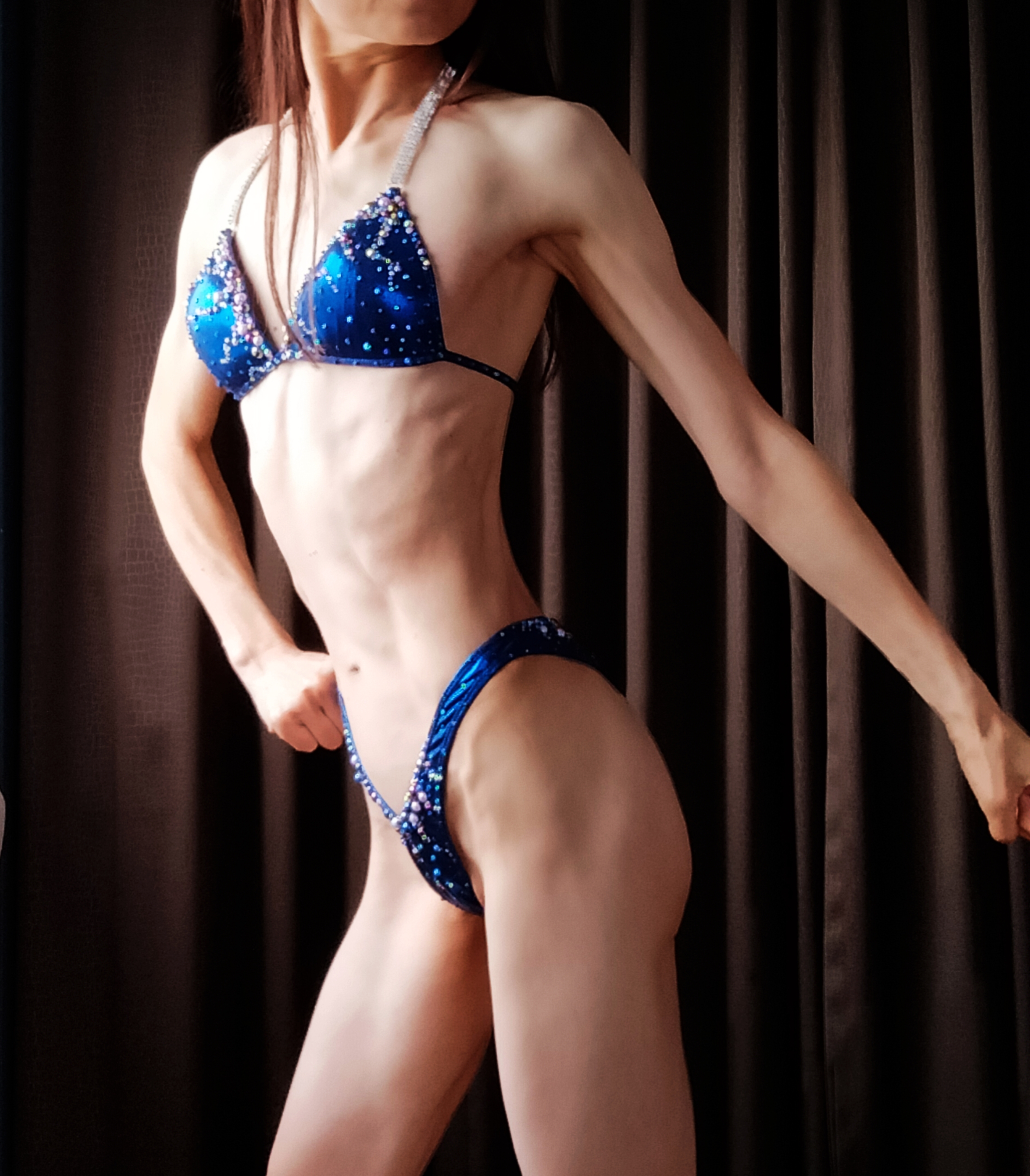 カラーリング FWJ IFBB Aprilis Championships 2022 千葉 ビキニ フィットネス大会 ボディービルディング bikini fitness body building