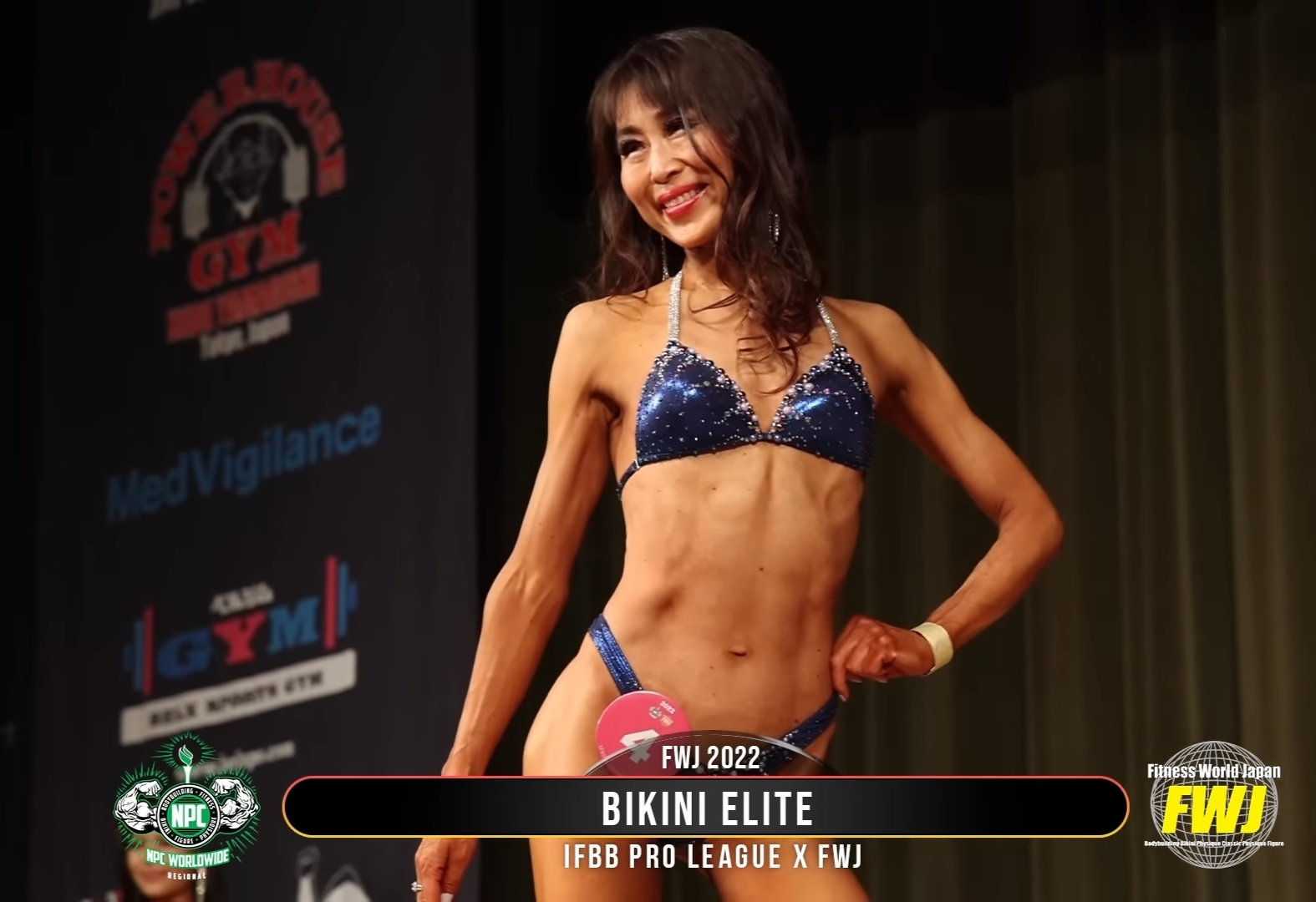 FWJ IFBB Aprilis Championships 2022 千葉　ビキニ　フィットネス大会　ボディービルディング　ビキニエリート優勝　bikini fitness body building