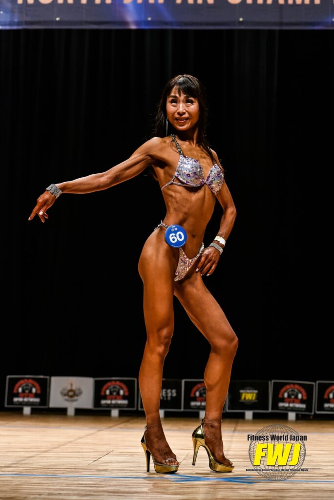 ビキニエリート優勝 FWJ IFBB Aprilis Championships 2022 千葉 フィットネス大会 ボディービルディング bikini fitness body building バニラフロスト